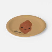 かわいいかわいいサツマイモ ペーパープレート (アングル)