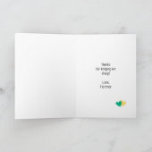 かわいいかわいいサボテン家族の母の日 カード (内部)