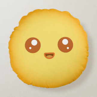 かわいいかわいいサンキャラクター ラウンドクッション