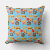 かわいいかわいいジャンクフード クッション (正面)