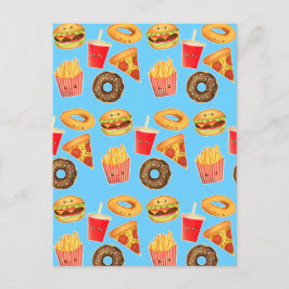 かわいいかわいいジャンクフード ポストカード