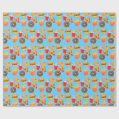 かわいいかわいいジャンクフード ラッピングペーパー (フラット)