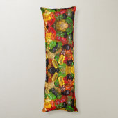 かわいいかわいいスイーツカラフルキャンディベアのグミ ボディピロー (裏面 (縦))