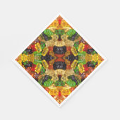 かわいいかわいいスイーツカラフルグミキャンディーベア スタンダードランチョンナプキン (角)