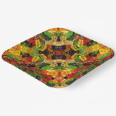 かわいいかわいいスイーツカラフルグミキャンディーベア ペーパープレート (傾斜あり)