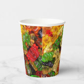 かわいいかわいいスイーツカラフルグミキャンディーベア 紙コップ (右)