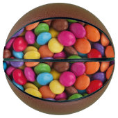 かわいいかわいいスイーツ虹の色チョコレートキャンディ バスケットボール (正面)