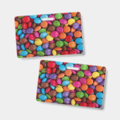 かわいいかわいいスイーツ虹の色チョコレートキャンディ バッジ (表裏)