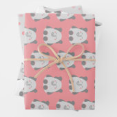 かわいいかわいいスタイルゾウ包み紙 ラッピングペーパーシート (インサイチュ)