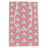 かわいいかわいいスタイルゾウ抱き枕 ミディアムペーパーバッグ (正面)