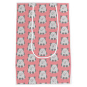 かわいいかわいいスタイルゾウ抱き枕 ミディアムペーパーバッグ (裏面)