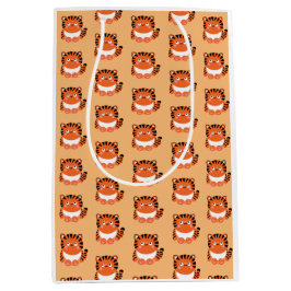 かわいいかわいいスタイルトラ抱き枕 ミディアムペーパーバッグ