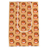 かわいいかわいいスタイルトラ抱き枕 ミディアムペーパーバッグ (裏面)