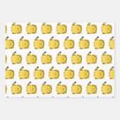 かわいいかわいいスタイルヒョウ包装紙 ラッピングペーパーシート (正面2)