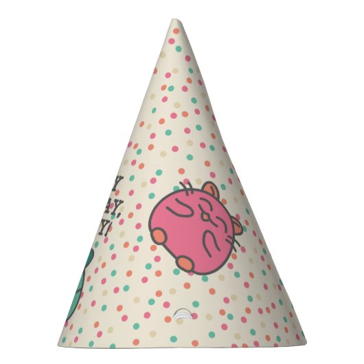 かわいいかわいいスタイルマンガハムスターパーソナライズされた パーティーハット (右)