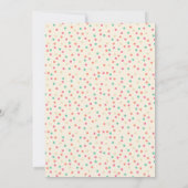 かわいいかわいいスタイルマンガハムスターパーソナライズされた 招待状 (裏面)