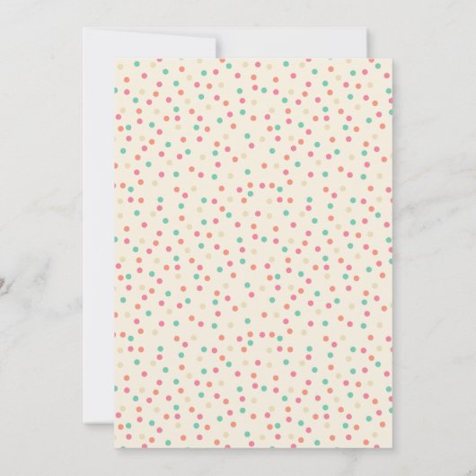 かわいいかわいいスタイルマンガハムスターパーソナライズされた 招待状 (裏面)