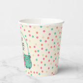 かわいいかわいいスタイルマンガハムスターパーソナライズされた 紙コップ (左)