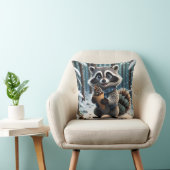 かわいいかわいいスタイルラクーンとパインクリームコーン クッション (椅子)