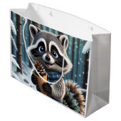 かわいいかわいいスタイルラクーンとパインクリームコーン ラージペーパーバッグ (裏面アングル)