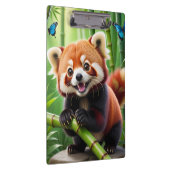 かわいいかわいいスタイルレッドパンダインザバンブーフォレスト クリップボード (右)