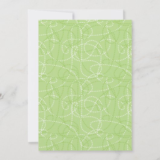 かわいいかわいいスタームーン男女兼用赤ちゃんシャワー 招待状 (裏面)