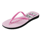 かわいいかわいいストロベリーミルク友人の甘い乳製品 ビーチサンダル (アングル)