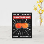 かわいいかわいいスノーボード大沢アニメかわいい日本 カード (黄色い花)