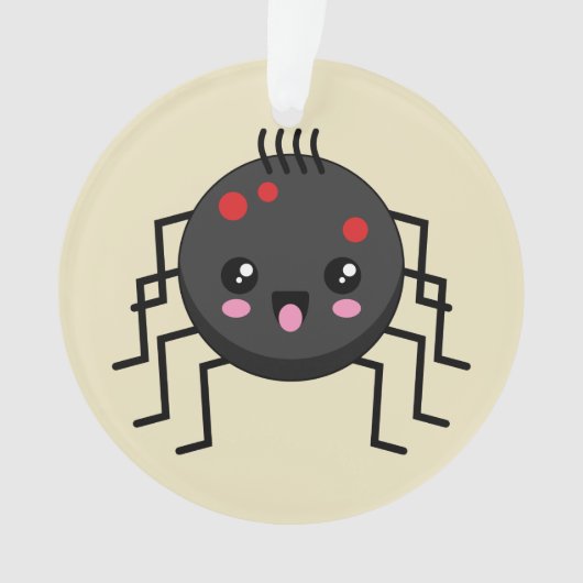 かわいいかわいいスパイダー オーナメント (正面)