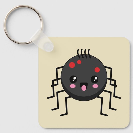 かわいいかわいいスパイダー キーホルダー (正面)