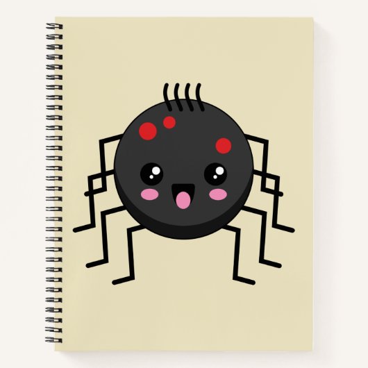 かわいいかわいいスパイダー ノートブック (正面)