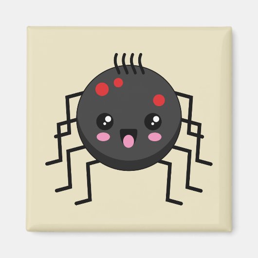 かわいいかわいいスパイダー マグネット (正面)