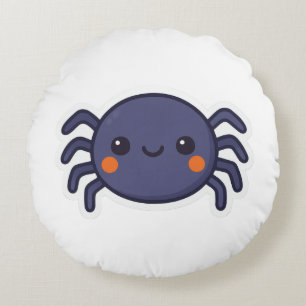 かわいいかわいいスパイダー ラウンドクッション
