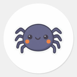 かわいいかわいいスパイダー ラウンドシール