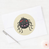 かわいいかわいいスパイダー ラウンドシール (封筒)