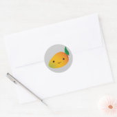 かわいいかわいいスマイルマンゴー ラウンドシール (封筒)
