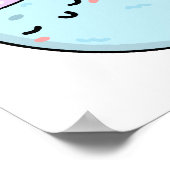 かわいいかわいいスリーピームーン ポスター (角)