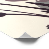 かわいいかわいいズキャットと花だらけの野 ポスター (角)