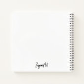 かわいいかわいいズクラウドとレインボー ノートブック (裏面)