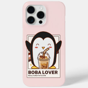 かわいいかわいいズペンギンボバ恋人 iPhone 15 PRO MAXケース