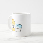 かわいいかわいいズミルク コーヒーマグカップ (正面左)