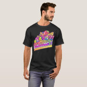 かわいいかわいいゼリーベアーケーキスライス Tシャツ (正面フル)
