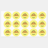 かわいいかわいいタコス ラベル (シート)