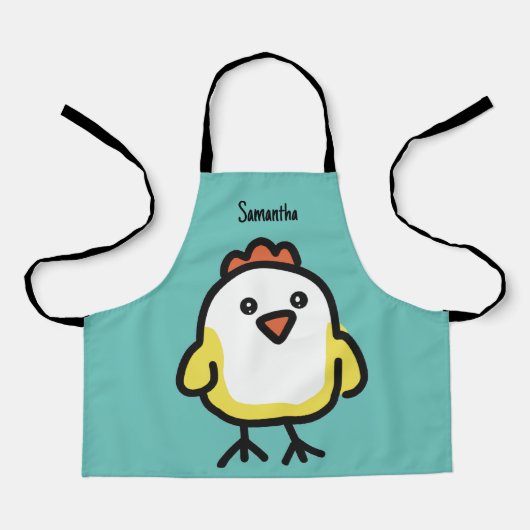 かわいいかわいいチキンシック エプロン (正面)