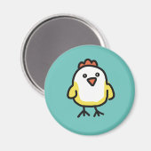 かわいいかわいいチキンシック マグネット (正面/裏面)