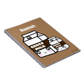 かわいいかわいいチョコレートミルクデュオ乳飲料スイート ノートブック (右側)