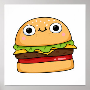 かわいいかわいいチーズバーガー ポスター