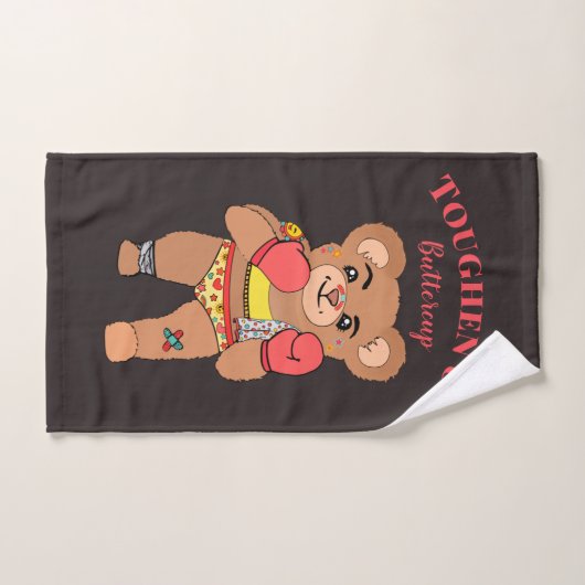 かわいいかわいいテディベア | タフーンアップバターカップジム ハンドタオル (ハンドタオル)