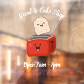 かわいいかわいいトーストと赤トースター漫画の窓c ウィンドウサイン (シート2)