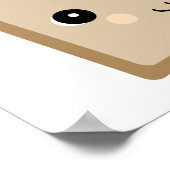 かわいいかわいいトースト ポスター (角)